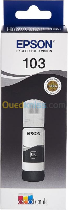 ENCRE EPSON ORIGINAL NOIR  L3110 L3150 L3156 N103
