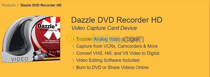 Pinnacle Dazzle Enregistreur DVD HD | Appareil de capture vidéo USB 2.0 + logiciel de montage vidéo  11