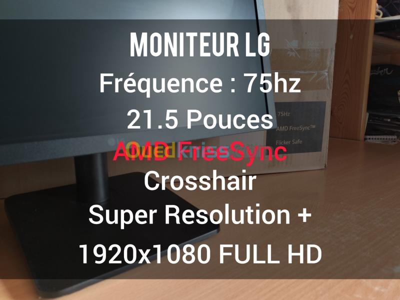  Moniteur LG 75hz FHD AMD FreeSync 