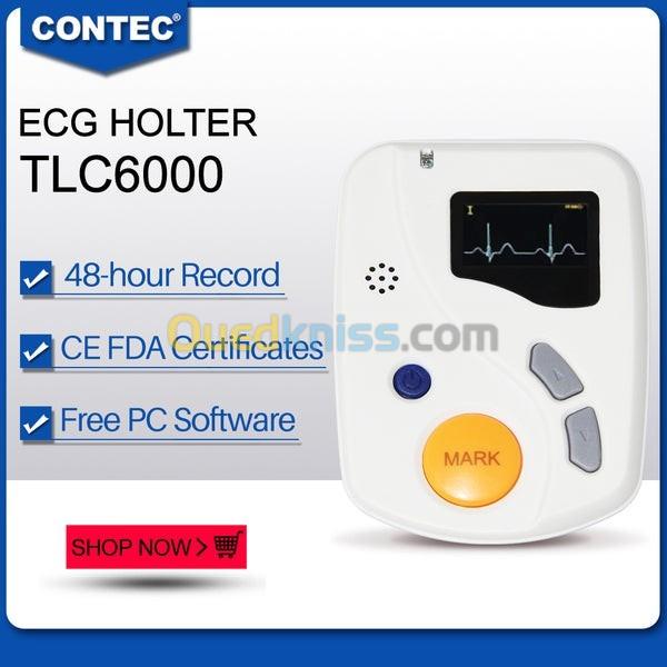  TLC6000 CONTEC dynamique 12 canaux 48 heures Holter ECG 