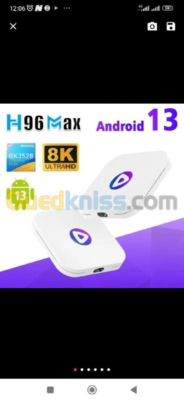  TV Box Smart H96 max Android 13 4/32 go