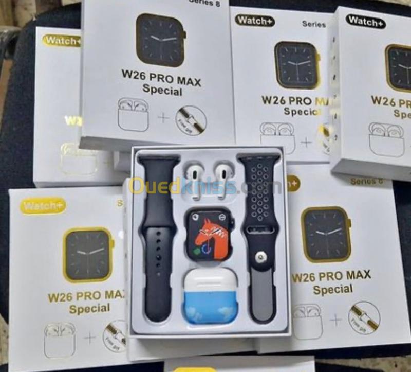  W26 pro max smart Watch série 8 + air pods 