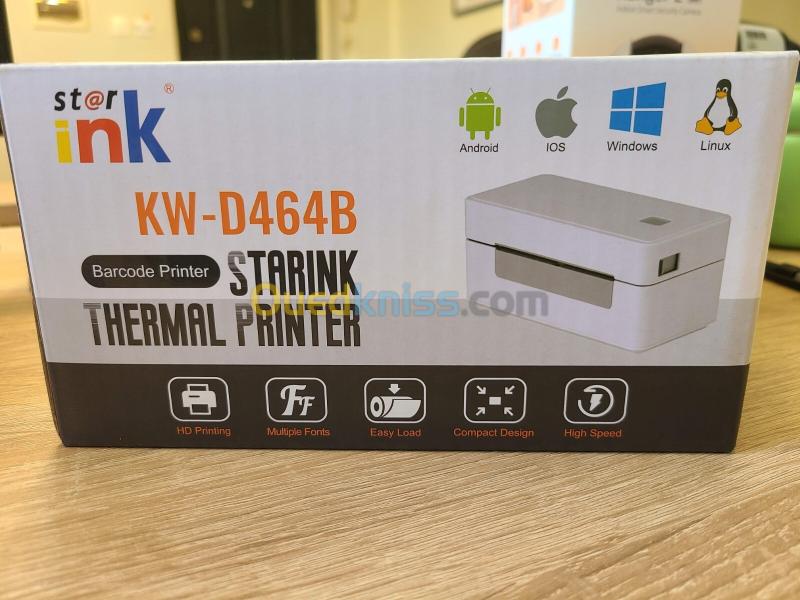 Imprimante d étiquettes thermique StarInk KW 464B 4