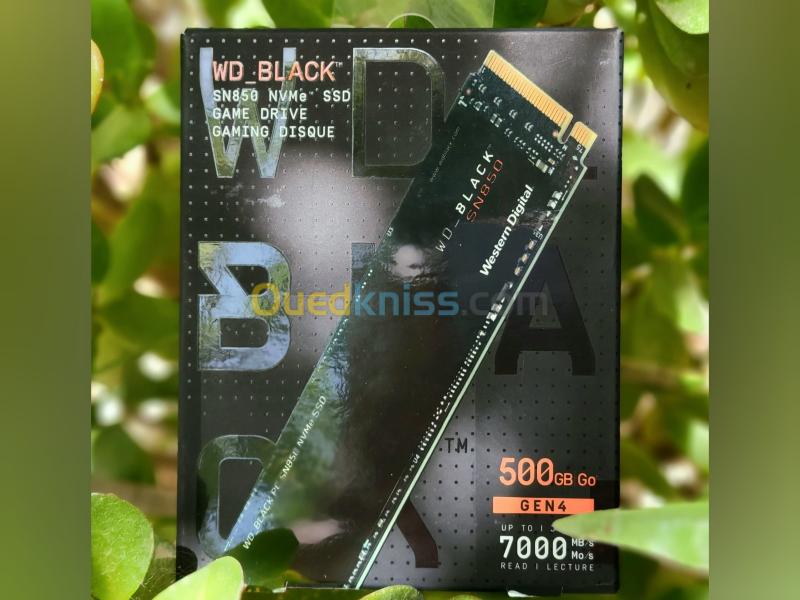  SSD 500GB WD BLACK SN850 Vitesse 7000 MB/s