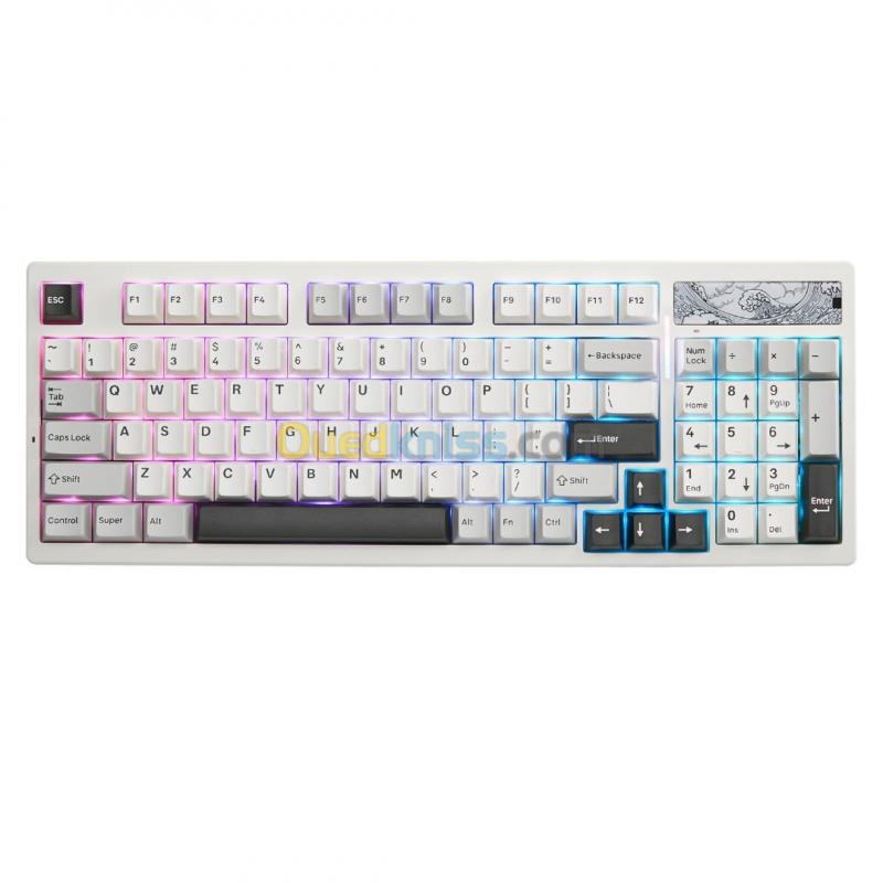 CLAVIER YUNZII KEYNOVO IF98 MECANIQUE 96% WIRELESS GAMING RGB alger