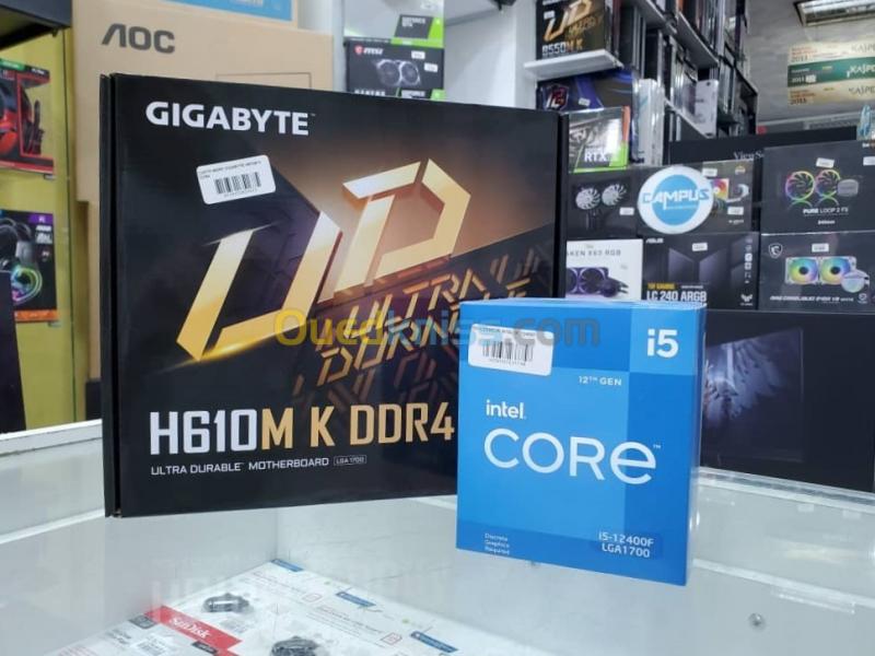 i5 12400F 12TH GEN MOTHERBOARD PROCESSOR WiTH GIGABYTE H610M