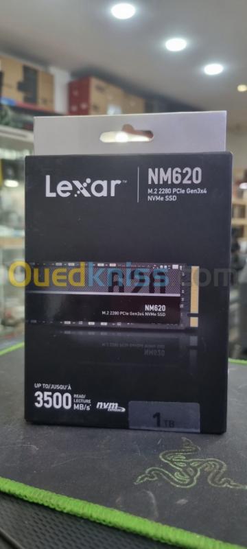 Disque Dur interne SSD LEXAR NM620 M.2 2280 PCIe Gen3x4 NVMe