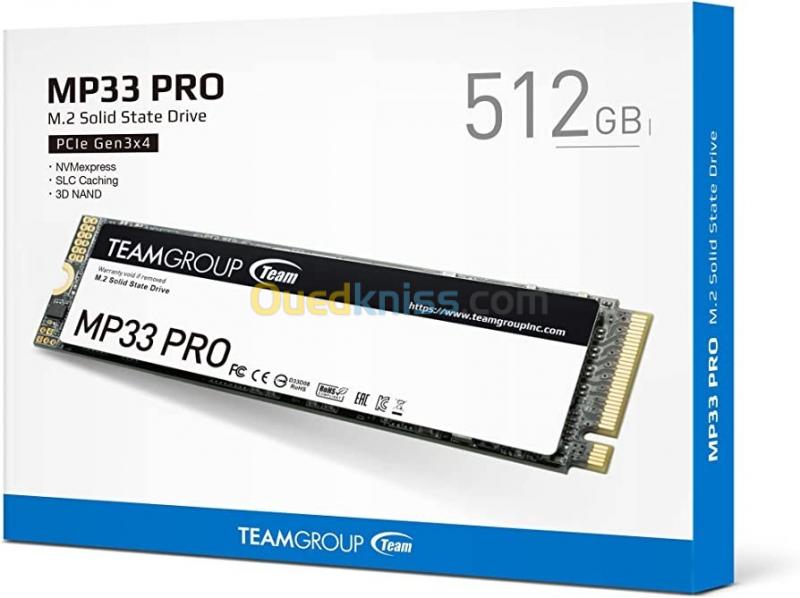  TEAMGROUP M.2 SSD 512GB MP33 PRO PCIe Gen 3X4