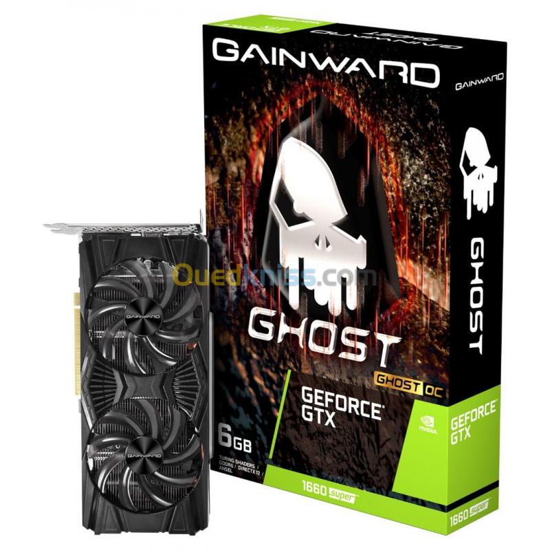  CARTE GRAPHIQUE GAINWARD GTX 1660SUPER GHOST 6GB GDDR6 192BITS DVI DP HDMI
