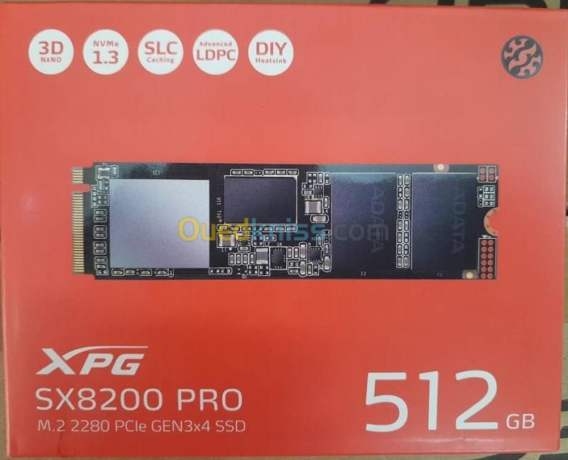 Disque xpg sx8200 pro 512gb m 2 2280 pcie gen 3x4 ssd alger alger