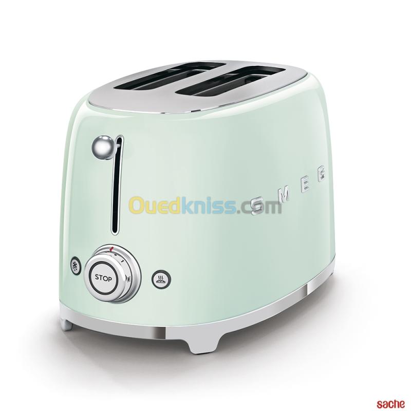 GRILLE PAIN SMEG 950W VERT D'EAU TSF01PGEU