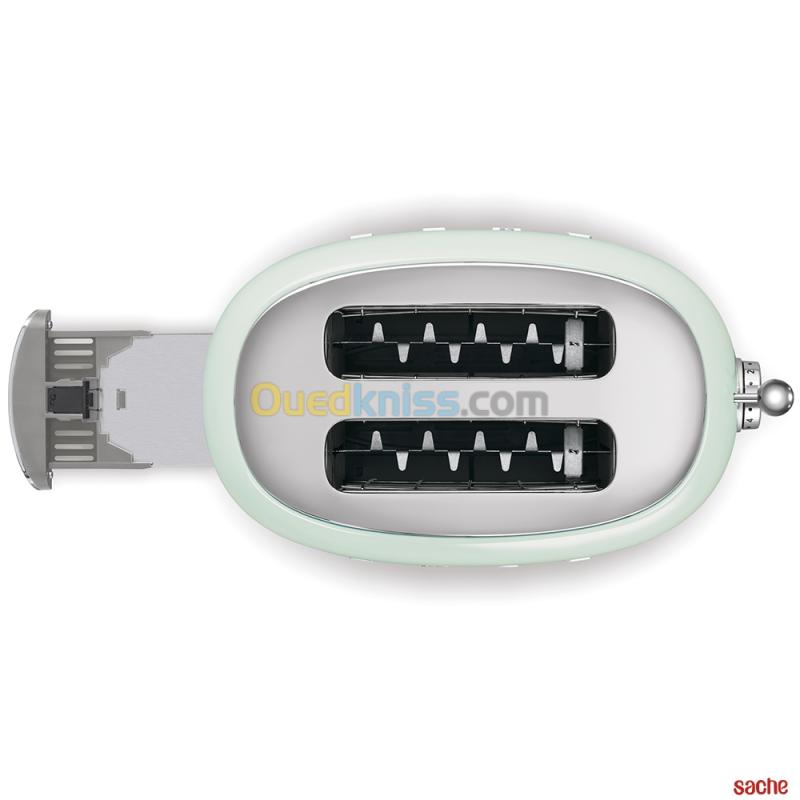 GRILLE PAIN SMEG 950W VERT D'EAU TSF01PGEU 4