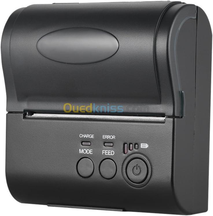 Imprimante Bluetooth POS-8001DD Mini imprimante thermique portable sans fil USB 80 mm