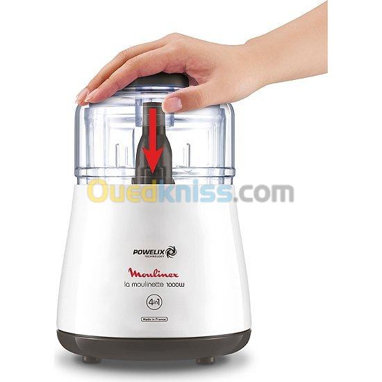 MINI HACHOIR MOULINEX BLANC 1000W DPA110 8