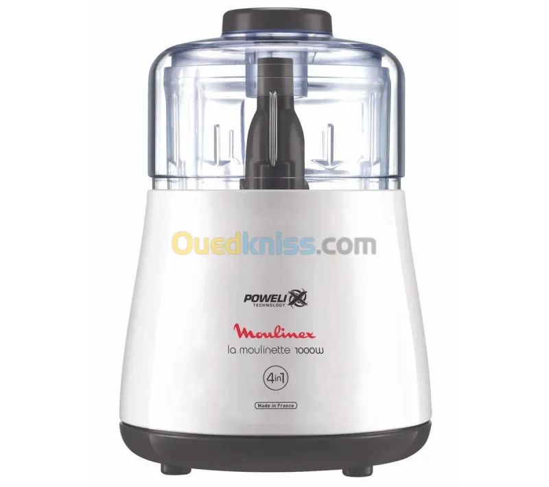 MINI HACHOIR MOULINEX BLANC 1000W DPA110 10