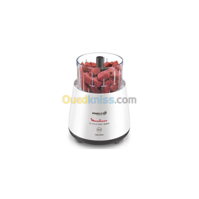 MINI HACHOIR MOULINEX BLANC 1000W DPA110 4
