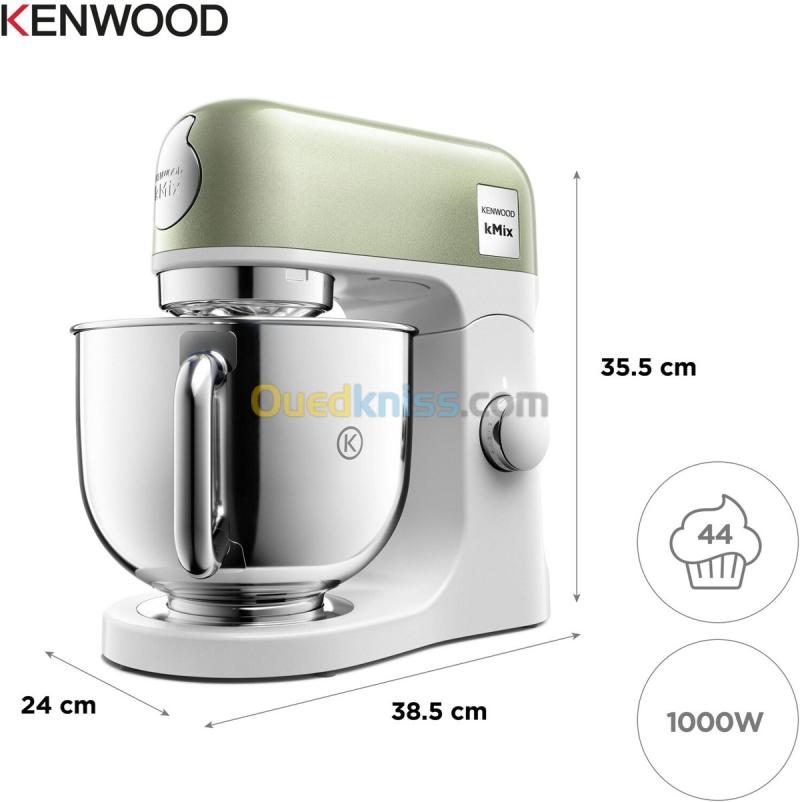 Kenwood kMix KMX760GR Robot mixer 1000 W Vert, Gris, Robot de cuisine KMX760AGR 6