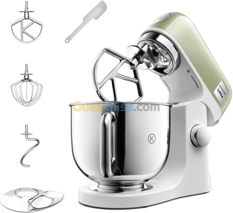 Kenwood kMix KMX760GR Robot mixer 1000 W Vert, Gris, Robot de cuisine KMX760AGR 7