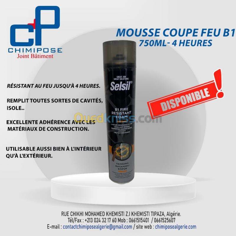  MOUSSE COUPE FEU B1 750ML- 4 HEURES SELSIL