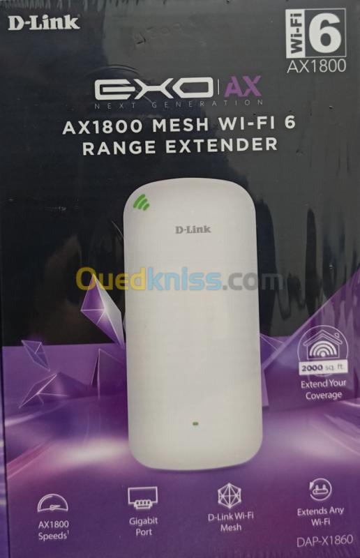  RANGE EXTENDER AX1800 MESH WI-FI 6 D-LINK DAP-X1860