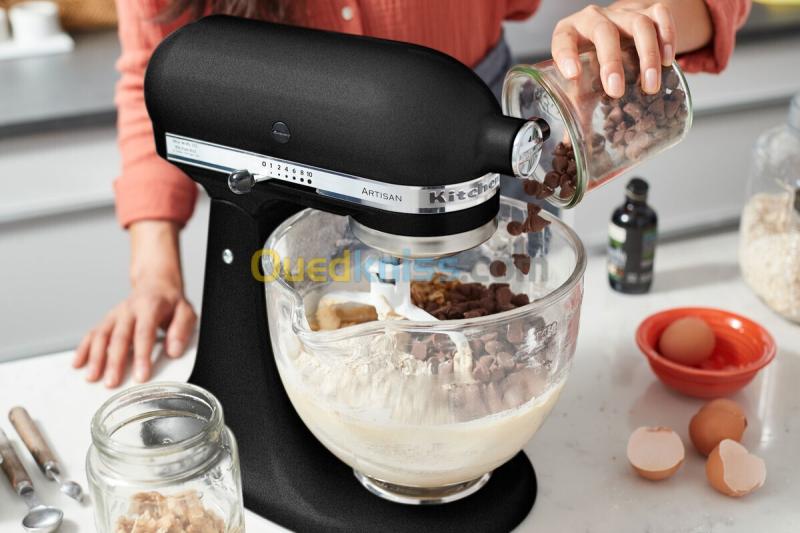 Robot PETRIN KITCHENAID  Artisan NOIR 2 BOLS- 300W- 4,8L- 5Ksm175PSEBK 4