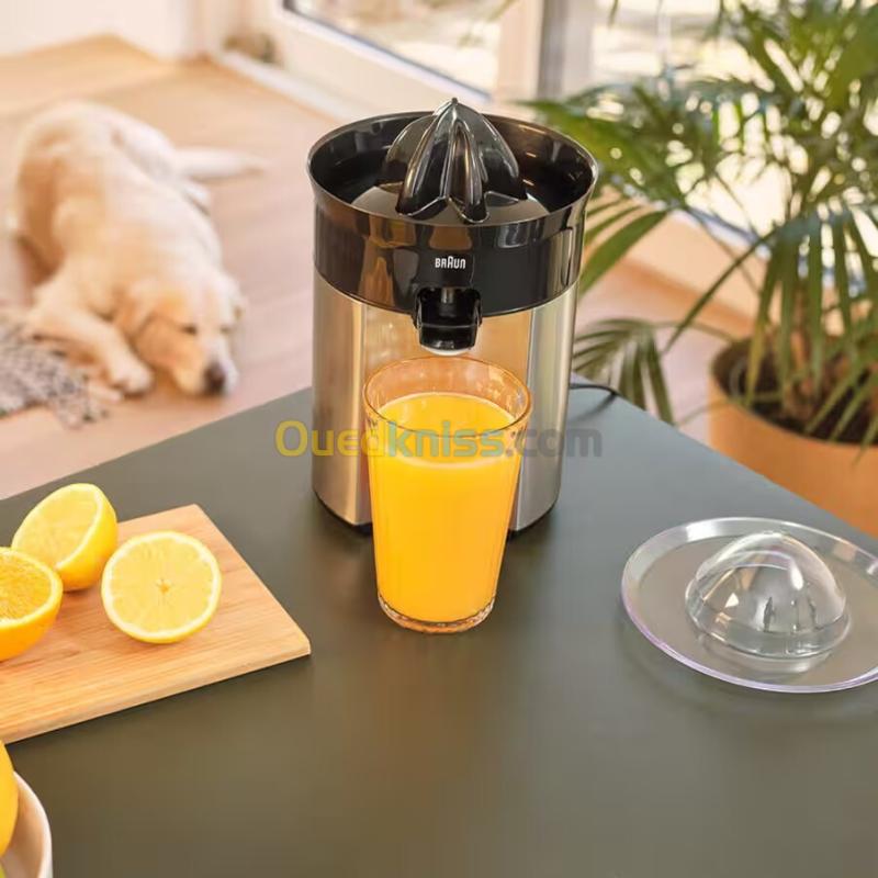 Presse-Agrumes Électrique 60W À Démarrage Automatique Avec Bec Verseur Anti-Gouttes CitrusQuick 5 Braun CJ5050 2
