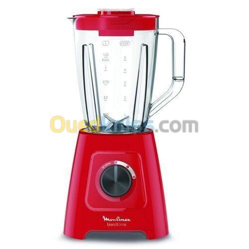 moulinex Blendforce Blender Capacité 2 litre - 600 Watts - LM420510 ROUGE-2 vitesses