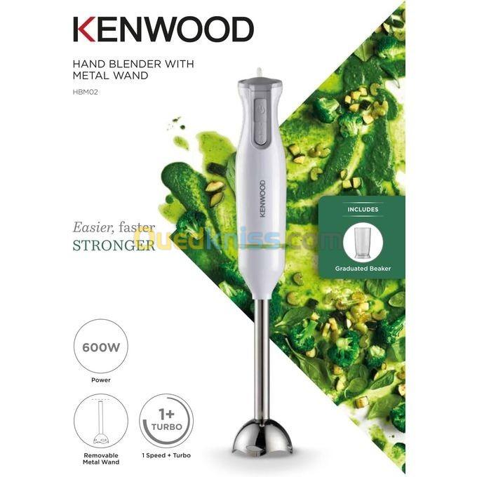 Kenwood BRAS Mixeur plongeant en INOX avec tasse - 600 W - hbm02