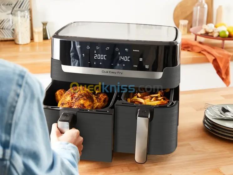 Friteuse sans huile MOULINEX 2700W Dual Easy Fry & Grill EZ905B20 8 programmes 8.3L (2 Tiroirs) 4