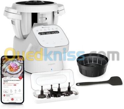 Robot cuiseur Moulinex I-Companion HF941AF0 - 4,5L : Jusqu'à 10 personnes 12 programmes automatiques Connectivité bluetooth - Silencieux-1550 W 6