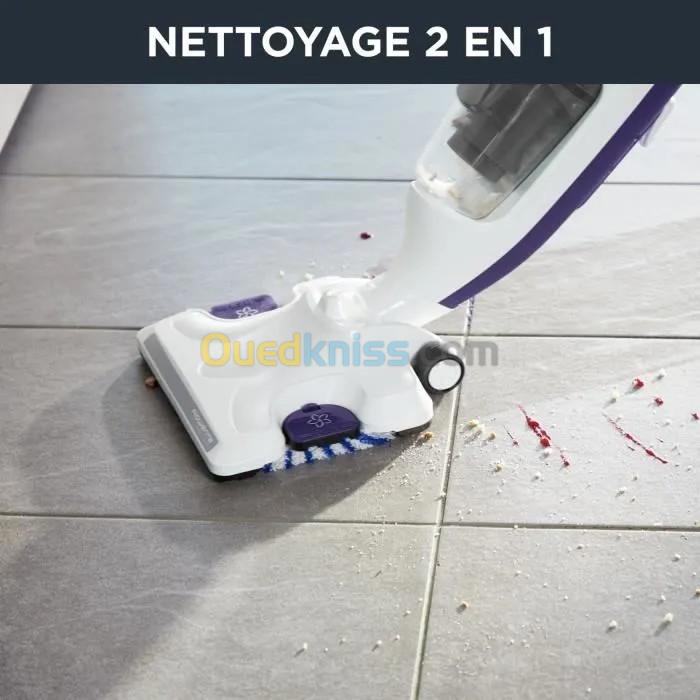 balai ASPIRATEUR VAPEUR rowenta 2EN1- 1500W - BLANC/VIOLET RY7731WH