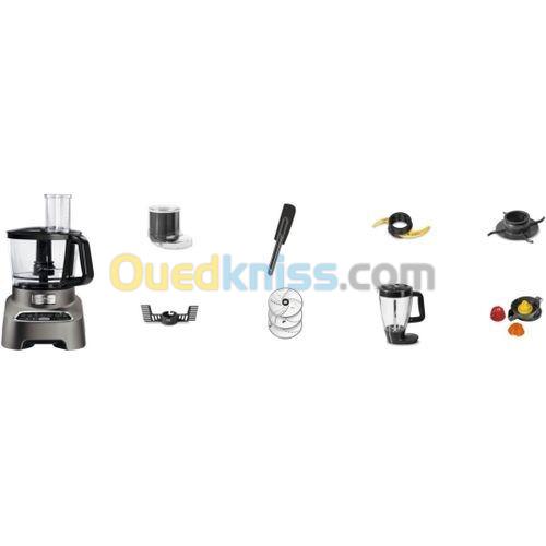 Moulinex Robot Multifonction Fp827E10 Double Force 31 Fonctions + 1000 Watts - Silver 8