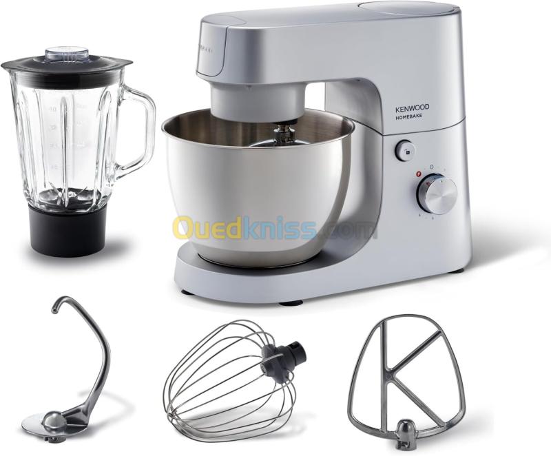 Robot Petrin KENWOOD HomeBake 2en1 avec blender 5L -1400W- 4 accessoires-6 vitesses 