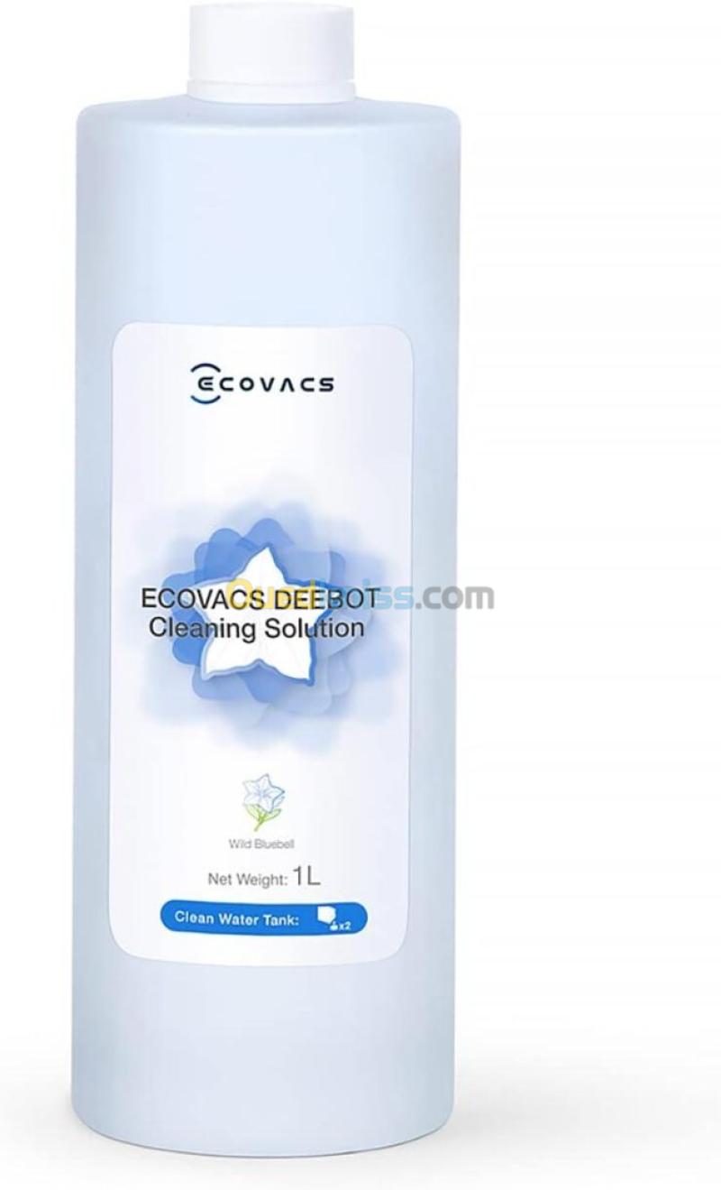 Ecovacs Solution de nettoyage pour aspirateurs robots  1L DEEBOT N20/X1/X2/X5/T10/T20/T30