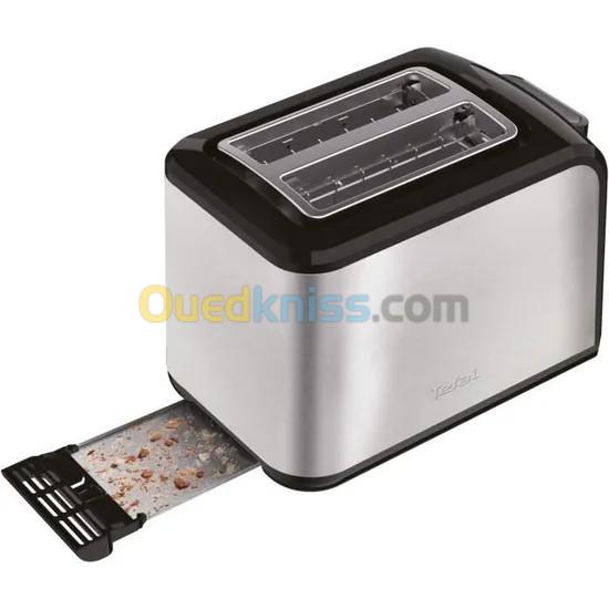 Tefal TT410D10 Grille-pain Toaster Express 2 fentes 850W  7 Niveaux de Dorage Inox et Noir 3