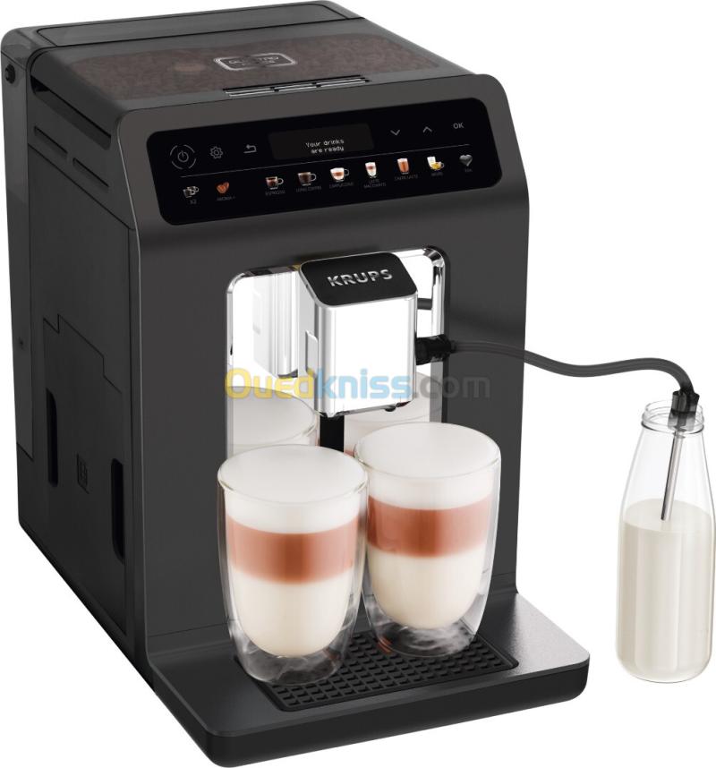 Krups Machine à café avec broyeur et cappuccino YY4328FD EVIDENCE ONE - 15 BARS - Écran OLED XL 5