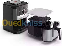 Friteuse sans huile Moulinex Easy Fry Silence Inox EZ572DF0- 5L Puissance 1530 W - Écran LCD tactile 5