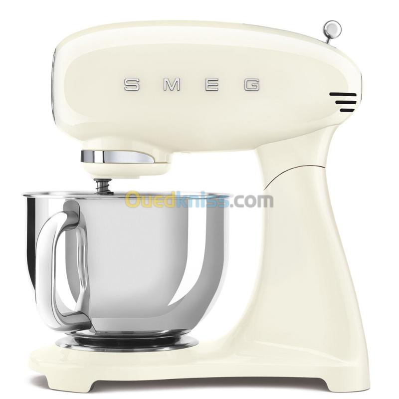 Robot petrin Smeg SMF05CREU Multifonctions Crème - 1000 W - 10 positions - 4.8L 3