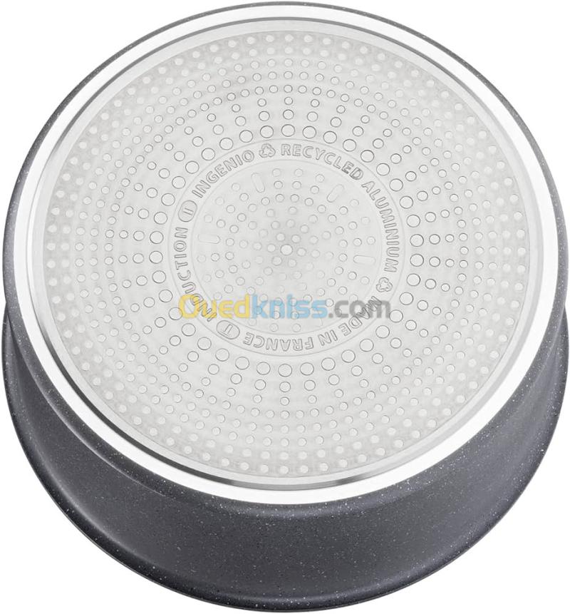Batterie de cuisine 3 PCS avec poignées amovibles Inginio Mineralia Force TEFAL