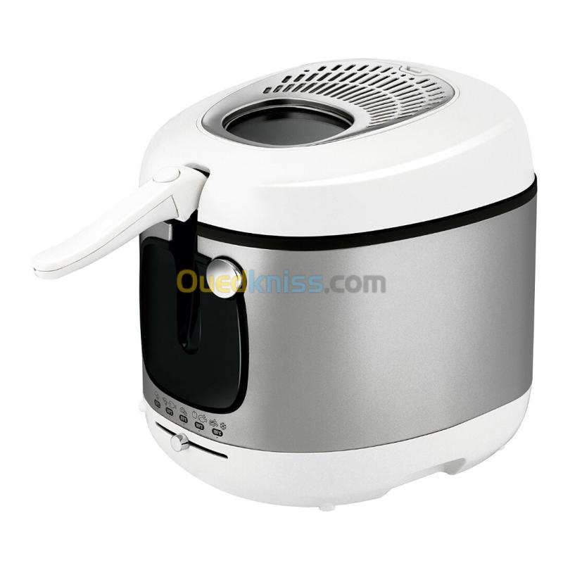MOULINEX Friteuse classique AM480070 MEGA XXL - 3,3 litres d'huile - 2 kg de frites-2100W
