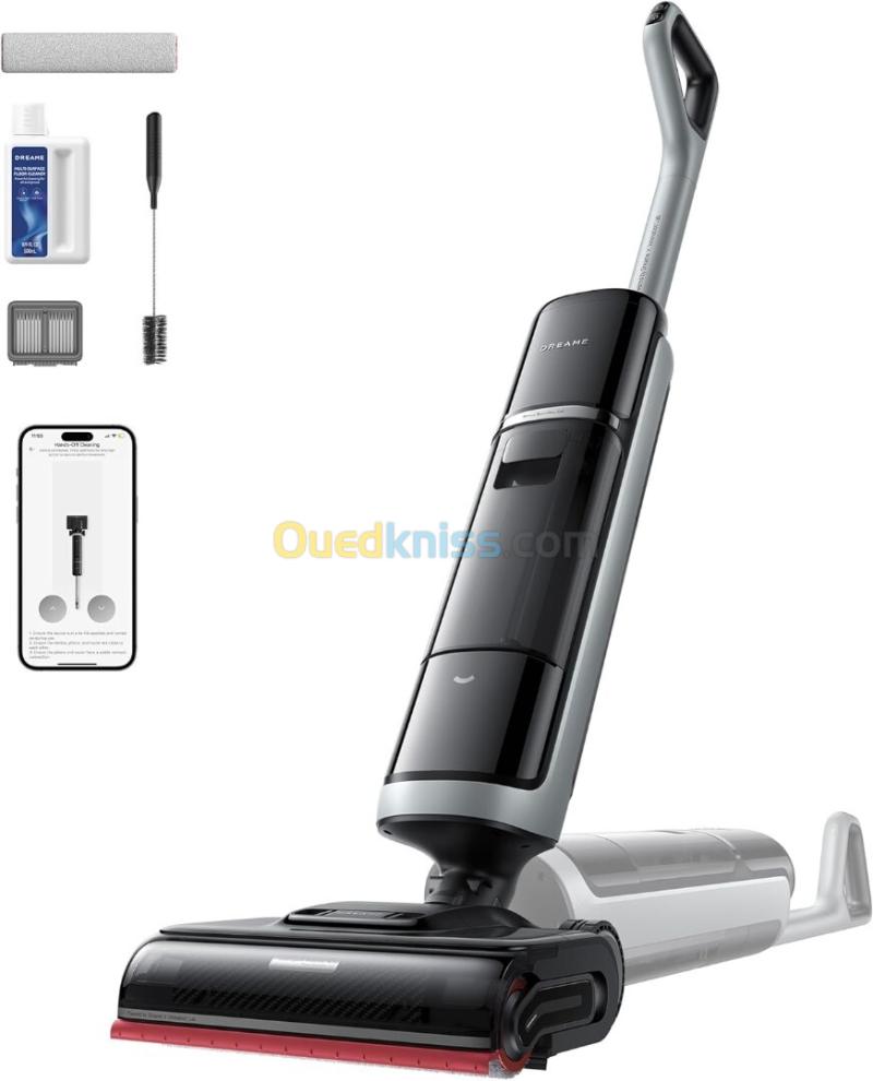 BALAI Aspirateur Laveur DREAME h15 pro HEAT , Nettoyage séchage 5 min à 90C,72 minutes autonomie,22 000 Pa