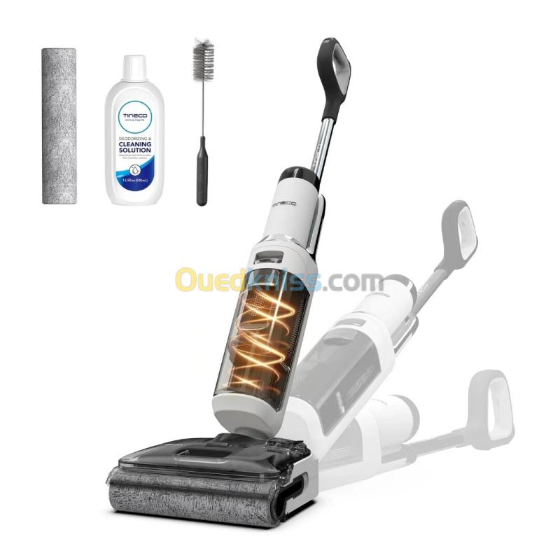Balai aspirateur laveur s6 stretch -aplatit à 180 -40min autonomie -FlashDry 3 modes nettoyage 8