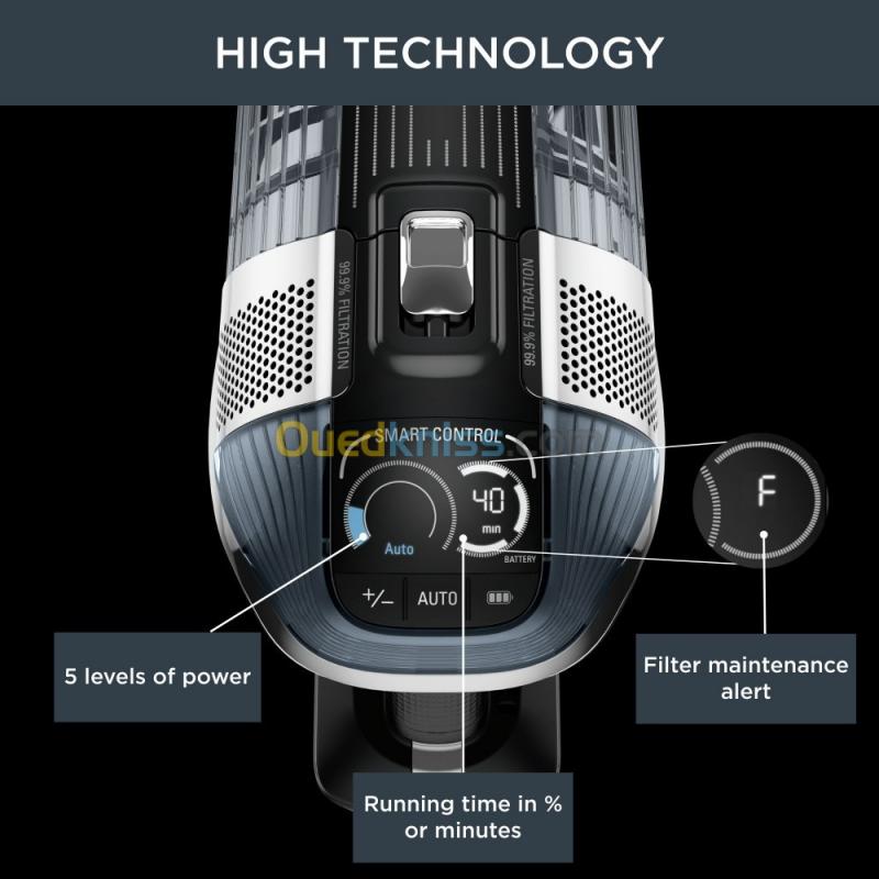 Aspirateur balai ROWENTA RH99A9 X-FORCE FLEX 14.60 70min autonomie 150 AIRW  - animal kit+ 7accessoires - Prix en Algérie