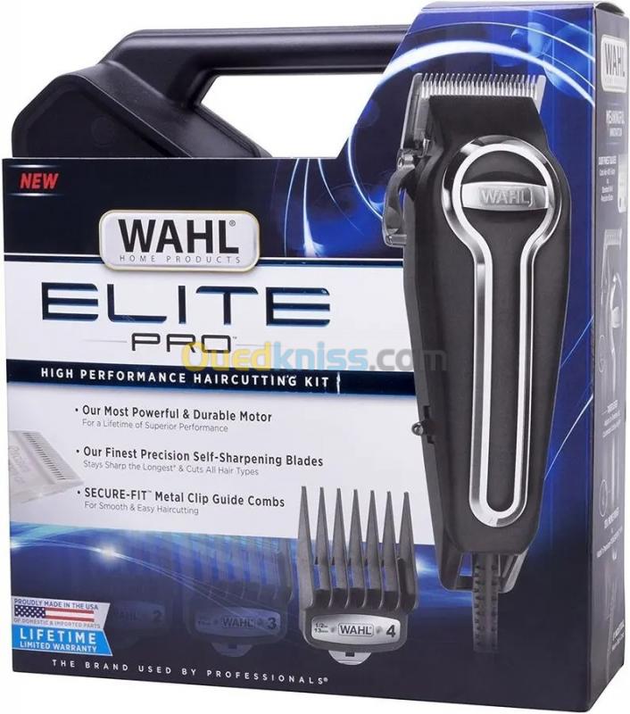  Tondeuse à cheveux Wahl USA Elite Pro Kit de coupe de cheveux  Modèle 79602