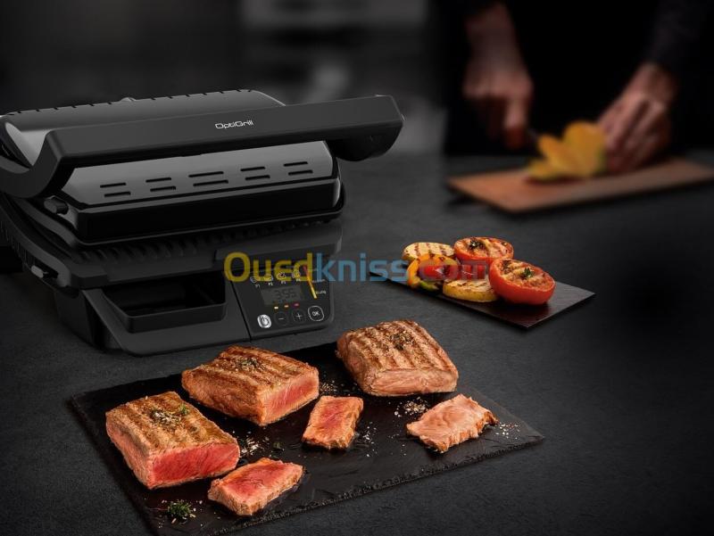 Grill éléctrique Optigrill Tefal GC7P0810 intelligent avec capteur automatique, 600 cm2, 2000 W, 120C à 270C 3