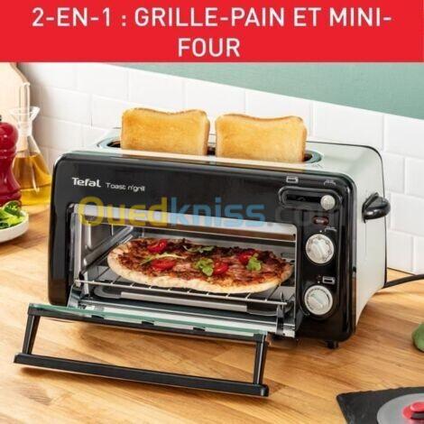 Grille pain Tefal TOAST'N GRILL 2-EN-1 TOASTER ET MINI FOUR TL6008300-1300W - 1 longue fente : Jusqu'à 26 cm de long 5