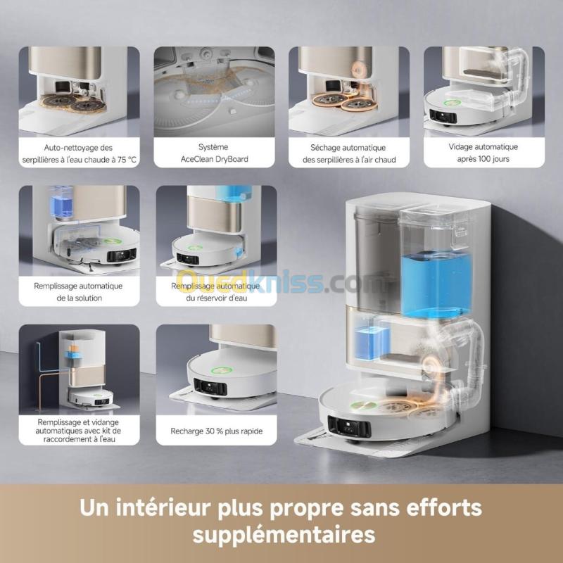 DREAME L50 pro ultra Robot Aspirateur Laveur - vidange Automatique - Navigation360- 19500Pa 4