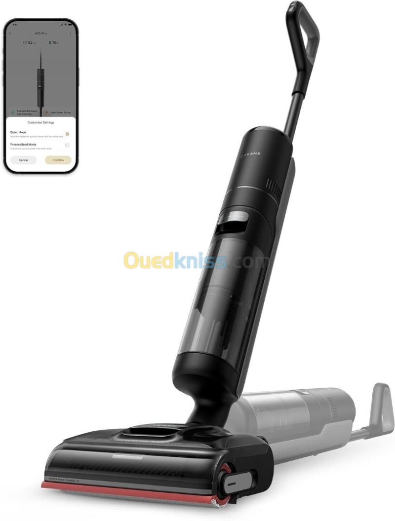 Aspirateur Laveur dreame H15 Pro 21kPa-séchage 5 Min 90C- portée à Plat 180 degrees -1h autonomie