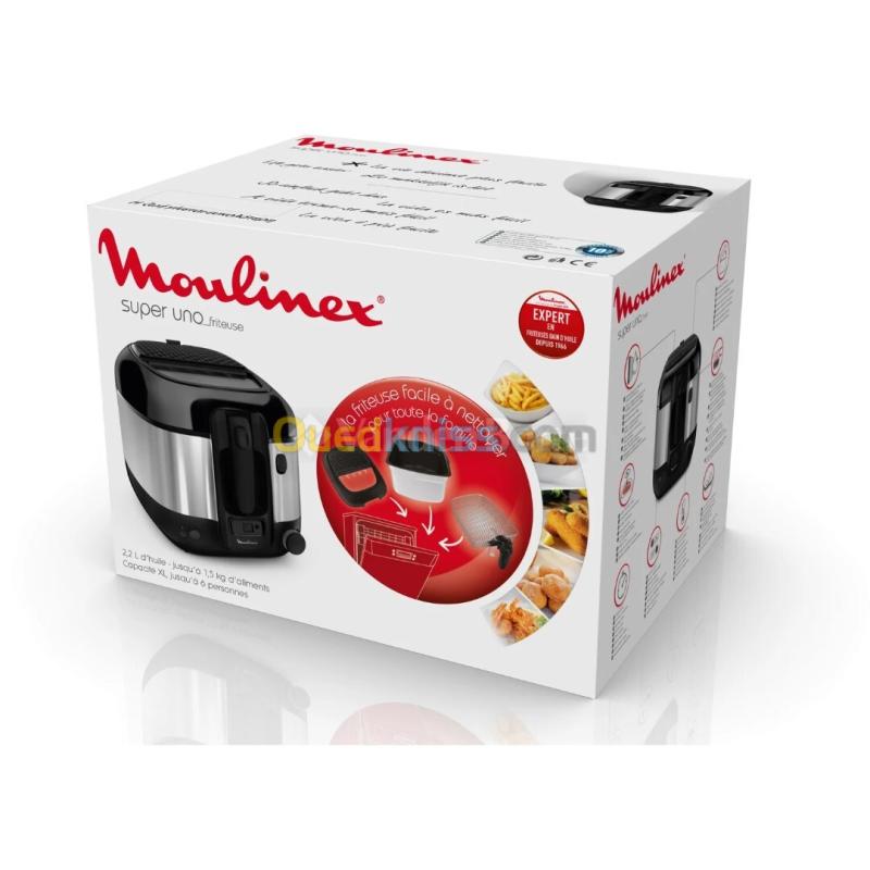 Moulinex Friteuse classique Super Uno 2,2 L-1.5 kg de frites-1800 W- 150 à 190C-AM316D10 4