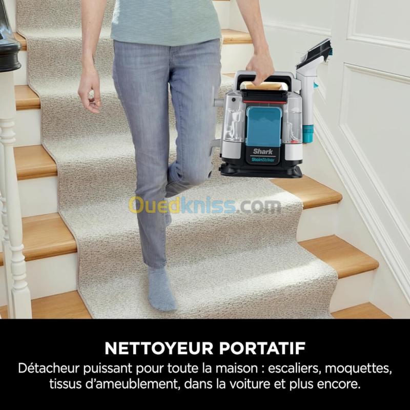 Nettoyeur de taches Shark, 5 outils, suceur plat, tuyau, 2 Formules nettoyage 450W px2000 6